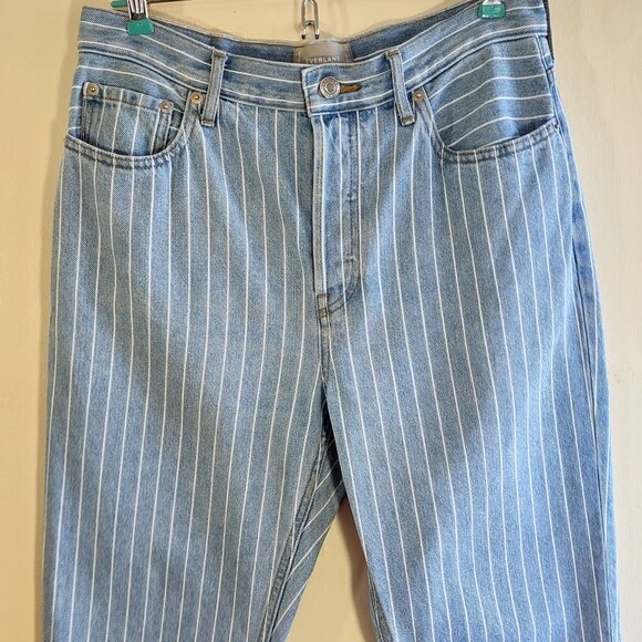 Everlane 90's Cheeky Straight Jean Stripe Ankle Light Wash Size 28 - Picture 4 of 11